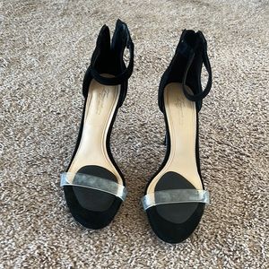 Vince Camuto Black Strap Heels